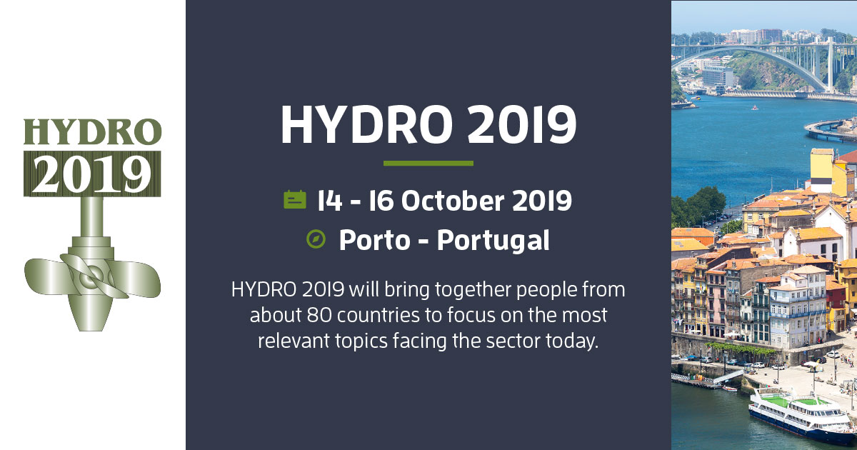 HCC participa en Hydro 2019 -Oporto-