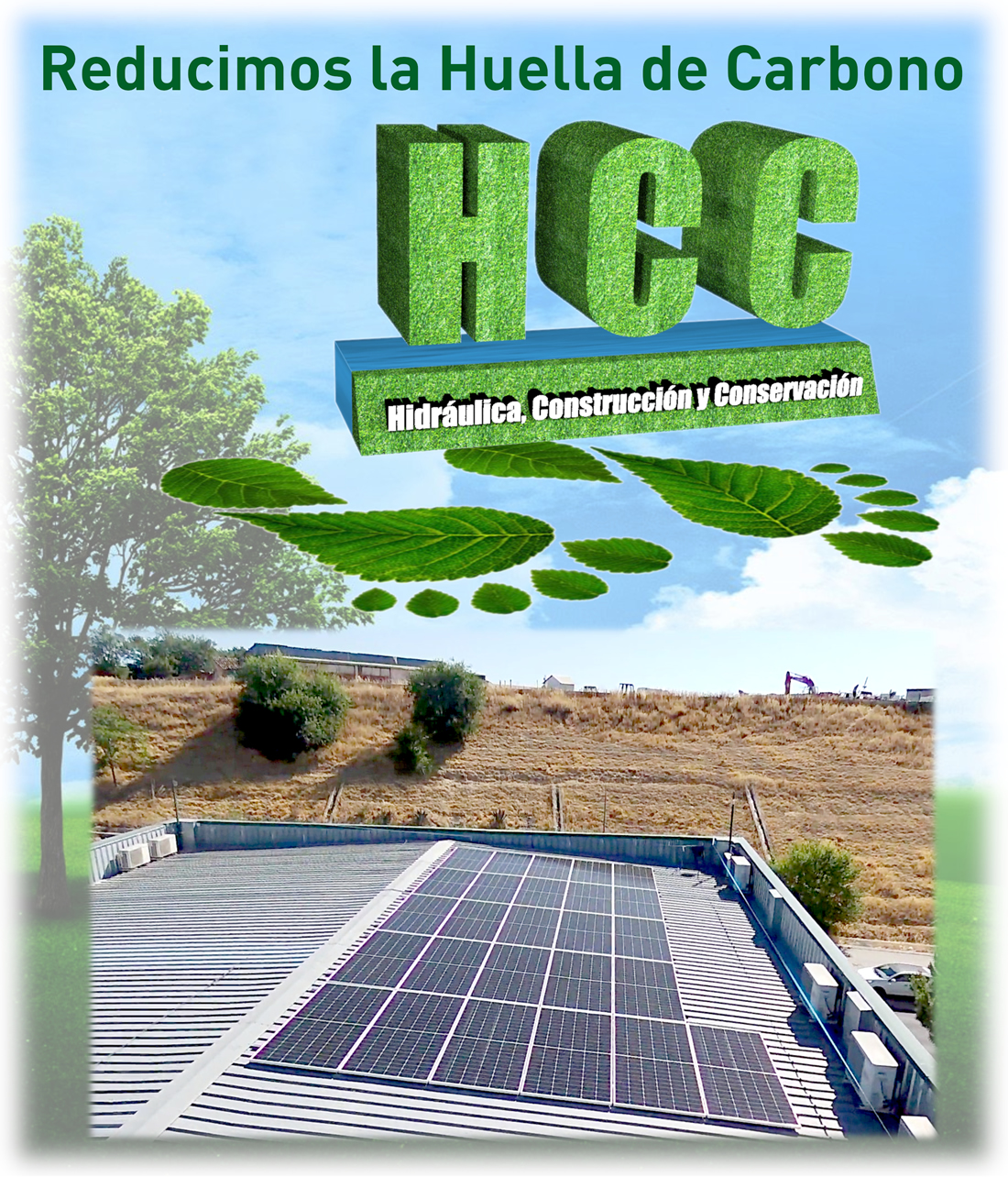 HCC apuesta por la energía fotovoltaica instalando placas solares en su cubierta