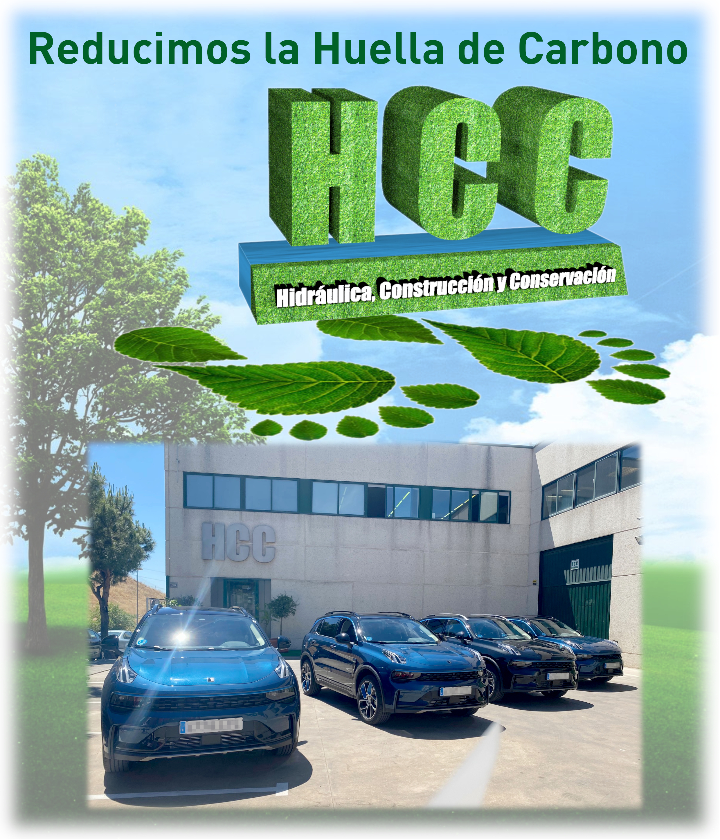 HCC reduce la huella de carbono completando su parque móvil con vehículos híbridos enchufables